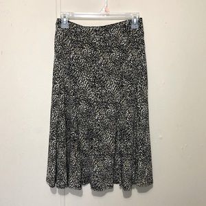Animal print skirt